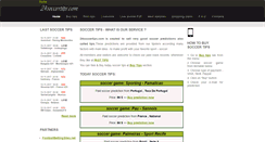 Desktop Screenshot of 24soccertips.com